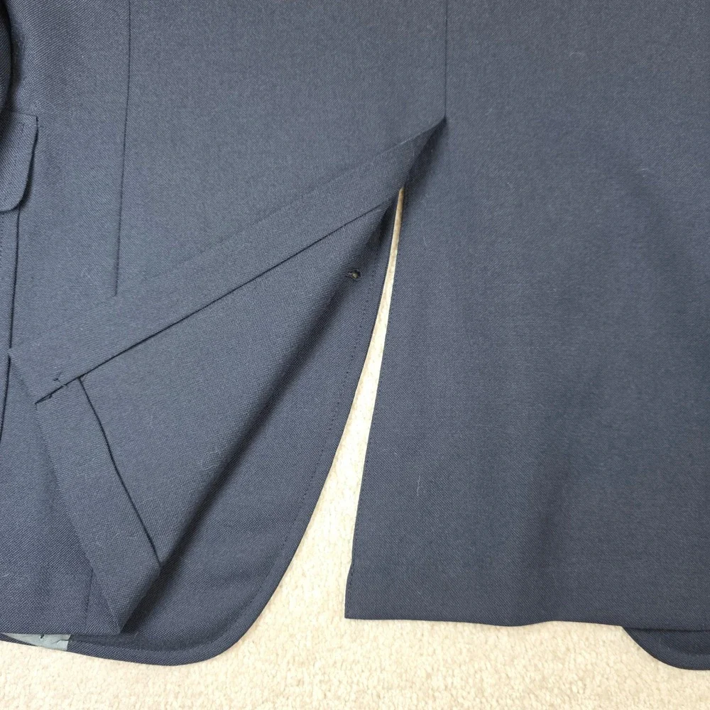 Hart Schaffner Marx Blazer Mens 40R Navy Blue Chicago Yacht Club Vintage Gold
